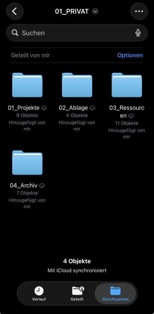 Ablage-Struktur, Papierkram sortiert, einheitliche digitale Ordner, übersichtlich