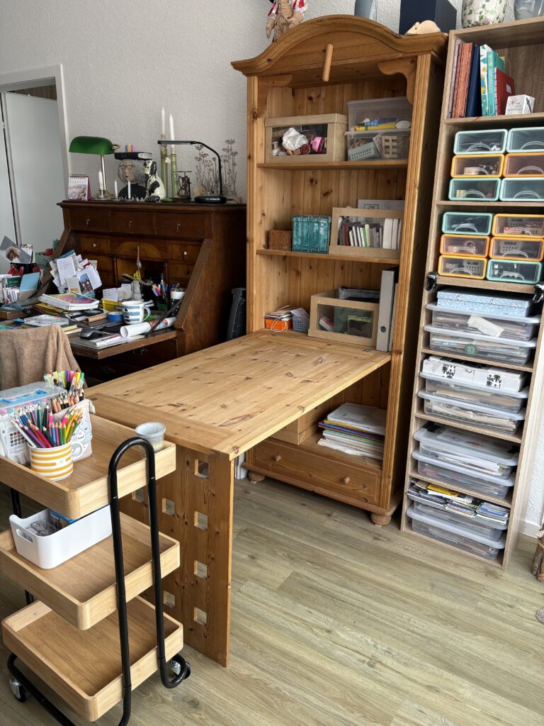 Ordnung Kreativ-Bereich Nachher-Bild